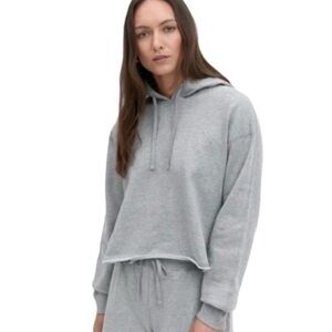 REIGNING CHAMP | Lightweight Terry Cut-off Hoodie Heather Grey